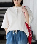 ヘンリーネック tシャツ 半袖 「anyway...の詳細画像4