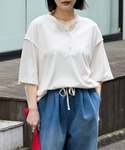 ヘンリーネック tシャツ 半袖 「anyway...の詳細画像5