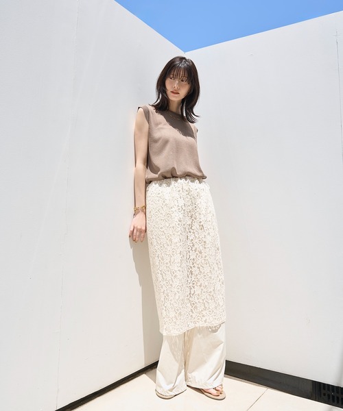 meilmada サマーニット ニット セーター 「追加」シアーノースリーブ
