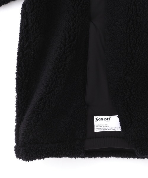schott」 ジップアップブルゾン L ブラック メンズ 【公式通販】