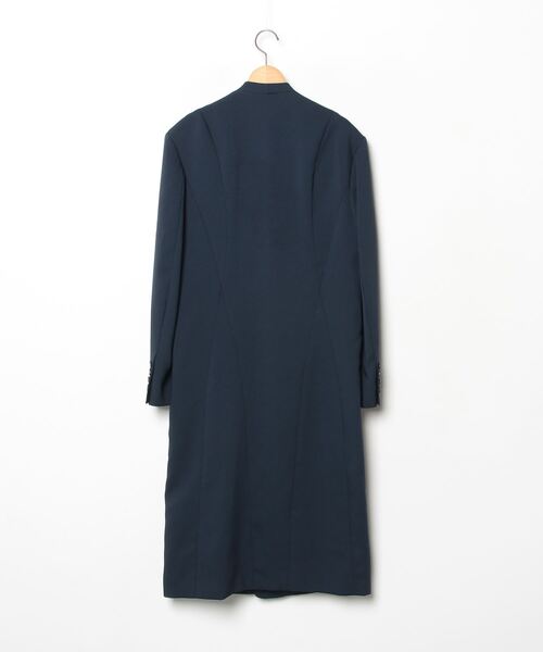 ATO（アトウ） チェスターコート 44 ネイビー メンズ : ZOZOTOWN Yahoo