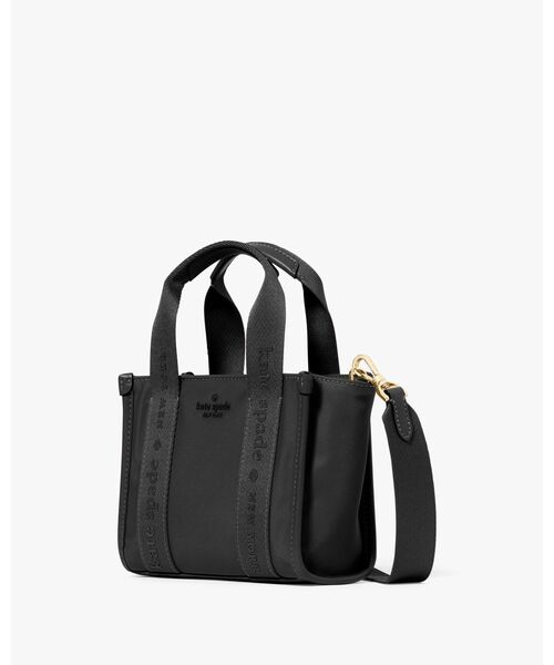 良品　ケイトスペード　ハンドバッグ　キャンバス　レザー　総柄　黒　ブラック kate spade NEW YORK ケイトスペード ショルダーバッグ 2WAY