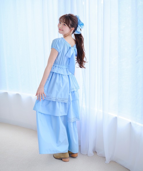 powwa more シュシュ コットンレースビッグシュシュ : ZOZOTOWN Yahoo