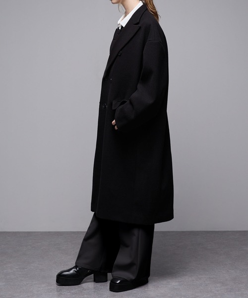 Loose（ルース） チェスターコート S ブラック メンズ : ZOZOTOWN