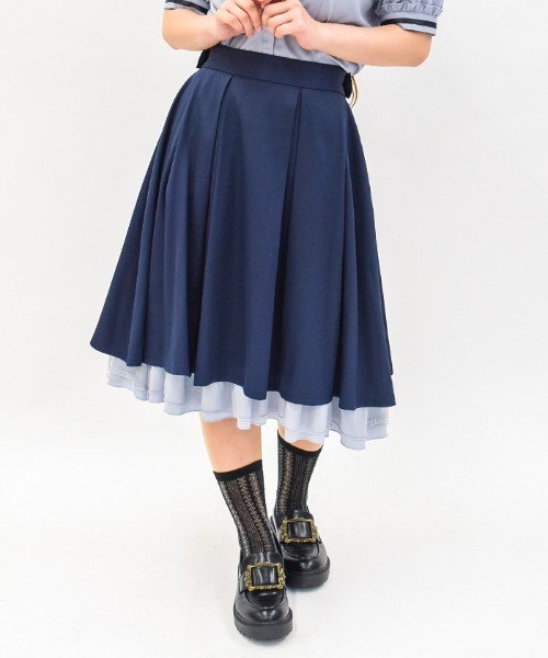 Admiral ブラック フリルスカート バックディンプル タックスカートADLA428 – ADMIRAL