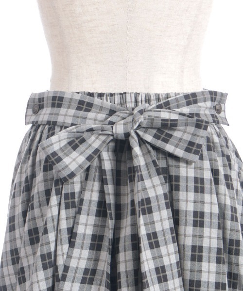 axes femme スカート バックフリルミドルスカート : ZOZOTOWN
