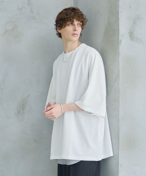 「CTHY」 半袖Tシャツ L ホワイト メンズ