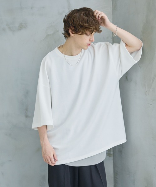 「CTHY」 半袖Tシャツ L ホワイト メンズ