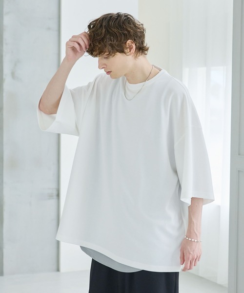 「CTHY」 半袖Tシャツ L ホワイト メンズ