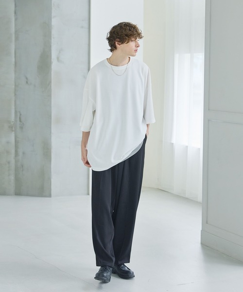 「CTHY」 半袖Tシャツ L ホワイト メンズ
