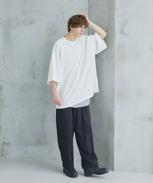 「CTHY」 半袖Tシャツ L ホワイト メンズ