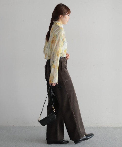 NOMBRE IMPAIR（ノンブルアンペール） ワイドパンツ パンツ コード 