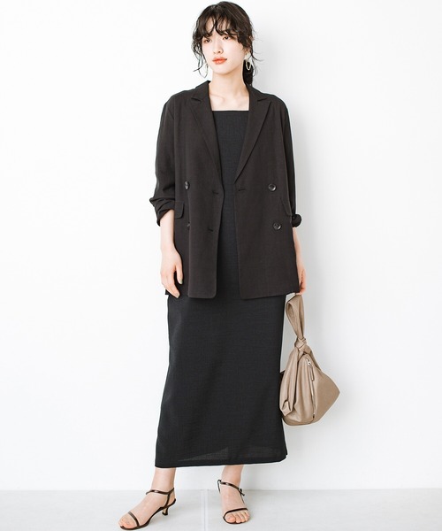 「haco!」 ジャケット MEDIUM グレイッシュベージュ レディース_画像3