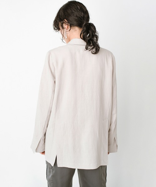 「haco!」 ジャケット MEDIUM グレイッシュベージュ レディース_画像8