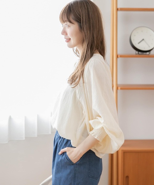 「URBAN RESEARCH Sonny Label」 ドルマンスリーブブラウス FREE ブルー レディース_画像2