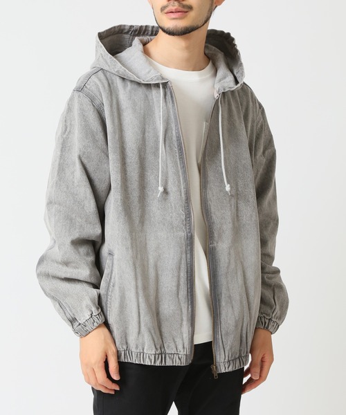 C・M・C 裏地付きデニムパーカー USA製  USED C・M・C 裏地付きデニムパーカー USA製 USED