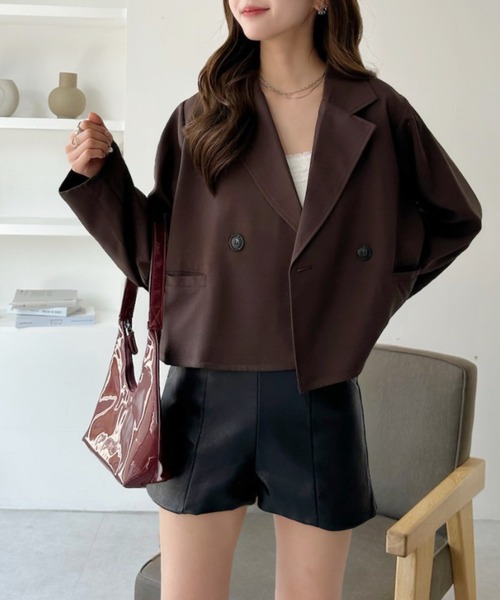 未使用⭐️Drawer フードテーラードジャケット36 TREOVER ジャケット テーラードジャケット シンプルなのに印象的な大人