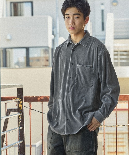 niko and… シャツ フェードコーデュロイシャツ メンズ : ZOZOTOWN