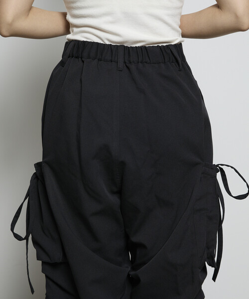 PUBLUX（パブリュクス） パンツ サイドポケット付き タックパンツ 限定