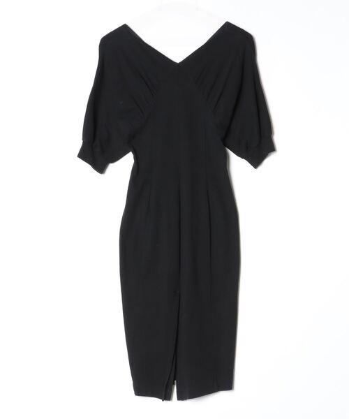 Her lip to ドルマンスリーブワンピース S ブラック レディース