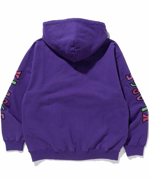 XLARGE」 プルオーバーパーカー L パープル メンズ
