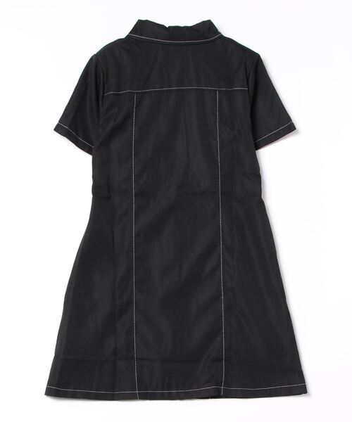 「almo」 半袖ワンピース FREE ブラック レディース_画像2