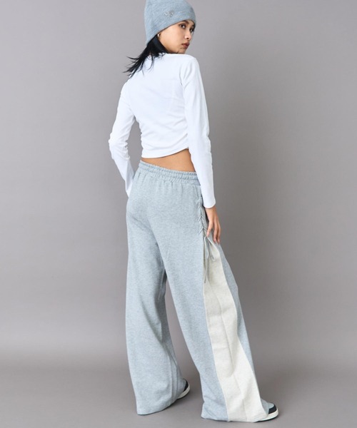 ANAP（アナップ） スウェットパンツ ジャージ 配色 スピンドル 裏毛