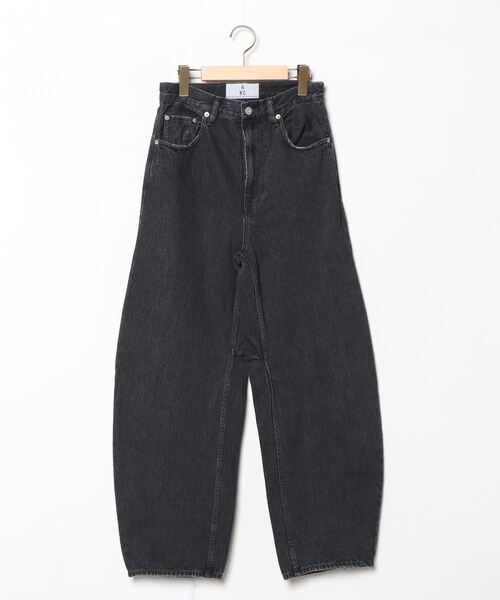 Curensology（カレンソロジー） ワンポイントデニムパンツ 36 ブラック