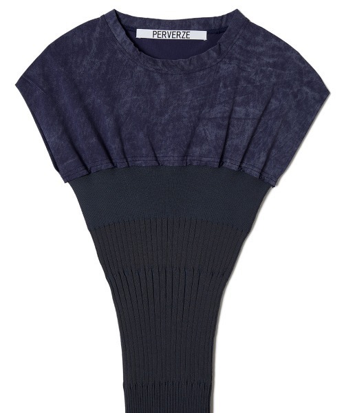 「PERVERZE」 ドッキングワンピース FREE ブラック レディース_画像7