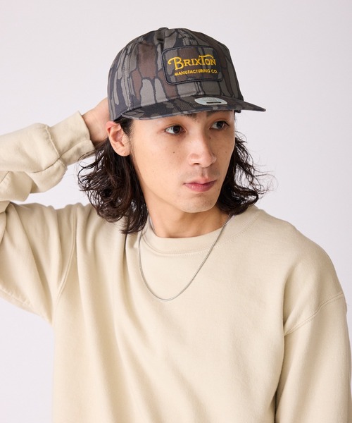 BRIXTON（ブリクストン） キャップ 帽子 GRADE HP SNPK フラット