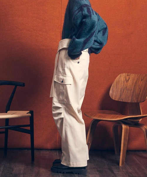 MAISON SPECIAL 「MAISON SPECIAL」 カーゴパンツ 1 カーキ メンズ