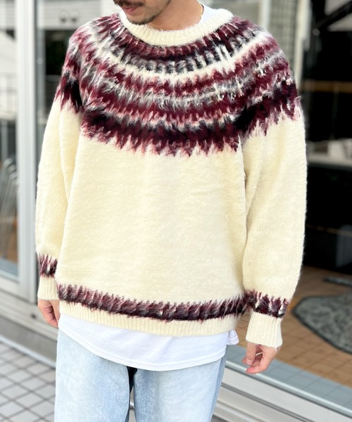 HOUSTON（ヒューストン） セーター ニット UNIVERAD72 MOHAIR TOUCH 
