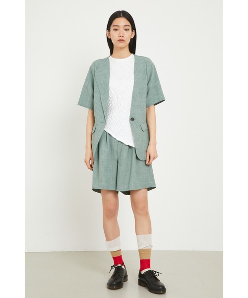 「HeRIN.CYE」 半袖ブラウス FREE ライトグリーン レディースの画像
