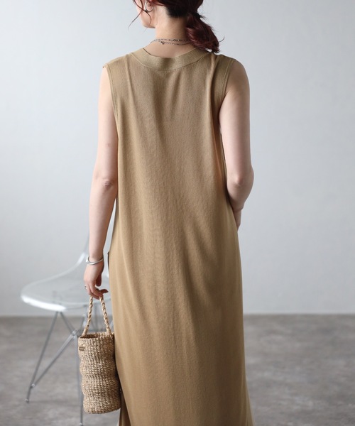 「＆HALF」 「noa-ge」ベスト M ベージュ レディース_画像7