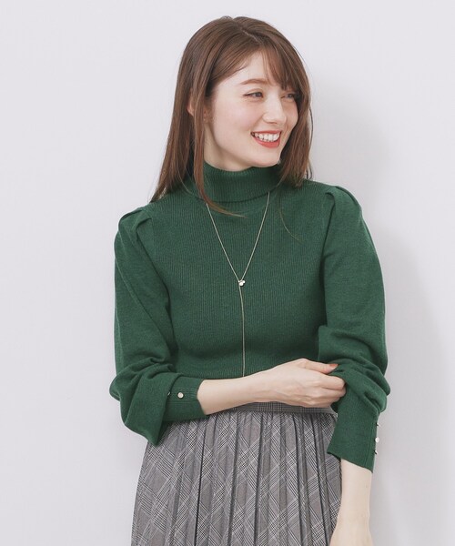 index（インデックス） ニット セーター タートルネックタック