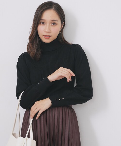 index（インデックス） ニット セーター タートルネックタック