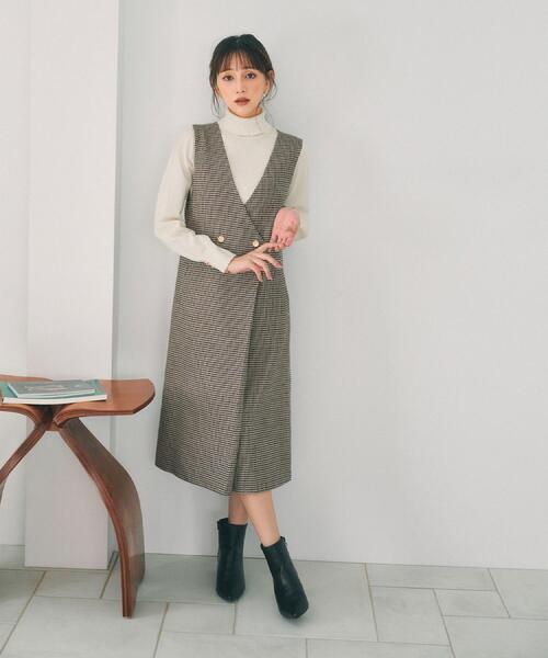 index（インデックス） ニット セーター タートルネックタック