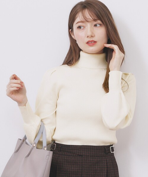 index（インデックス） ニット セーター タートルネックタック