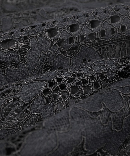 「DRESS PLUS」 半袖ワンピース X-LARGE ブラック レディース_画像3