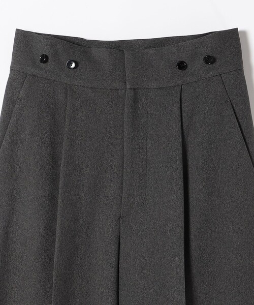 SHIPS any 「SHIPS any」 スラックス 38 チャコールグレー レディース