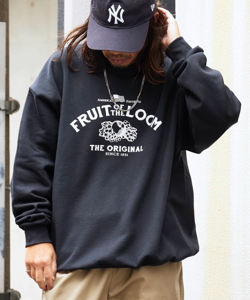 トレーナー+スウェット shalom foodie FRUIT OF THE LOOM（フルーツオブザルーム） トレーナー スウェット