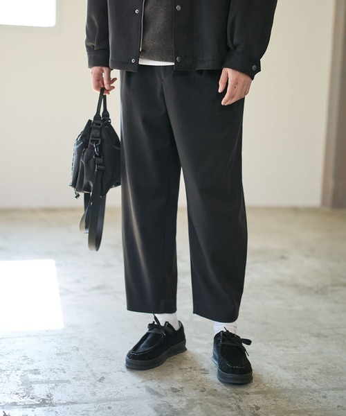BAYFLOW（ベイフロー） パンツ 「セットアップ可」ウールライクワイド
