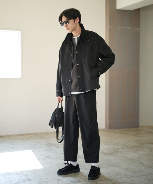 BAYFLOW（ベイフロー） パンツ 「セットアップ可」ウールライクワイド