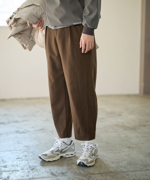 BAYFLOW（ベイフロー） パンツ 「セットアップ可」ウールライクワイド