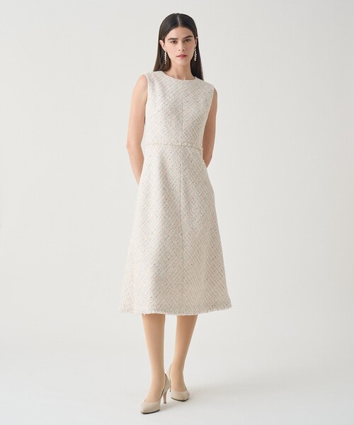 ANAYI（アナイ） ワンピース 「Eternal Line 2026」ミックスツイード