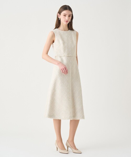 ANAYI（アナイ） ワンピース 「Eternal Line 2026」ミックスツイード