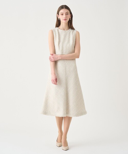 ANAYI（アナイ） ワンピース 「Eternal Line 2026」ミックスツイード