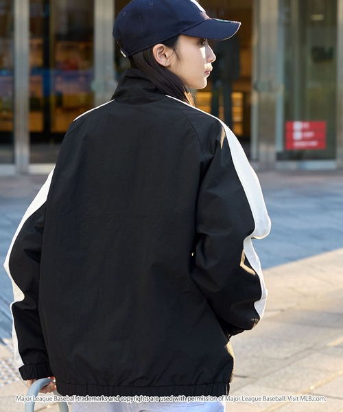 MLB ナイロンブルゾン M ブラック メンズ : ZOZOTOWN Yahoo!店 - 通販