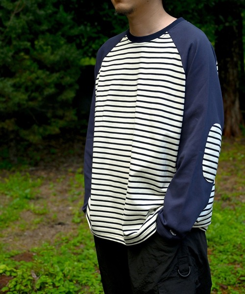 お値下げ！【新商品】Raglan LS Tee/ラグラン ロングスリーブ ティー S'more tシャツ Raglan sleeve border L/S T-shirt ラグランスリーブ