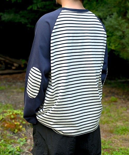 S'more tシャツ Raglan sleeve border L/S T-shirt ラグランスリーブ
